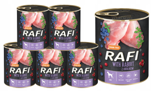 Rafi mokré krmivo králik 0,8 kg